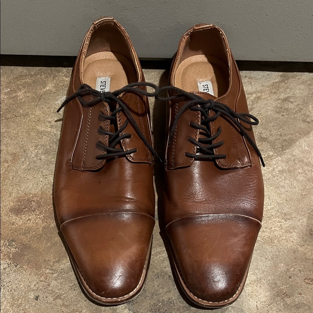 Steve‎ Madden Brown Leather Derbys